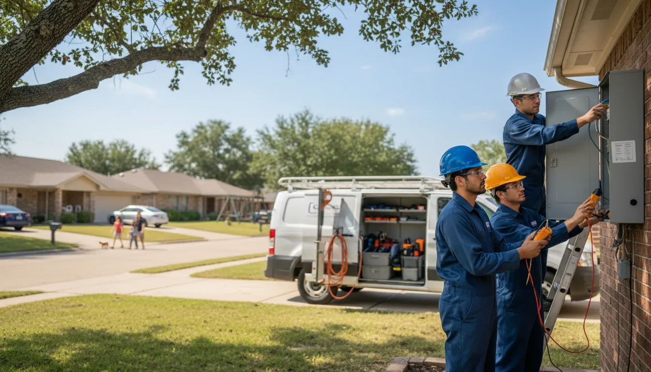 Certified electrician providing emergency electrical services in Seaforth, MN